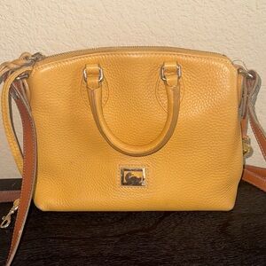 Dooney & Bourke Dillen‎ Crossbody Satchel in Mustard